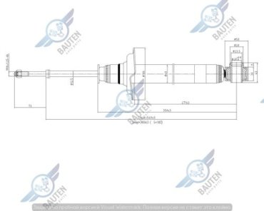Амортизатор MGM задний 441087 1 шт купить,NaN