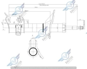 Амортизатор MGM передний 334114 1 шт купить,NaN