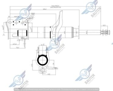 Амортизатор MGM задний 334202 1 шт купить,NaN