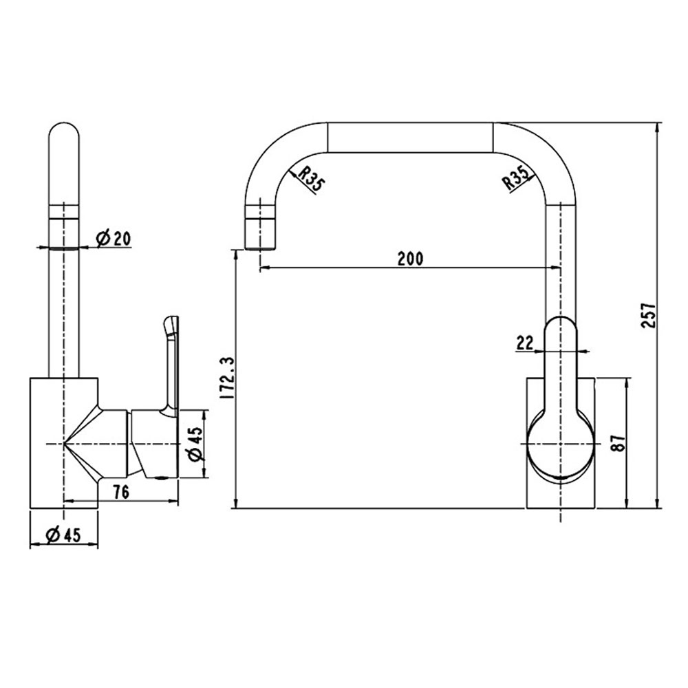 Смеситель Bravat Stream F73783C-1A хром купить,NaN