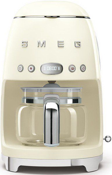 Кофеварка Smeg DCF02CREU бежевая купить,NaN