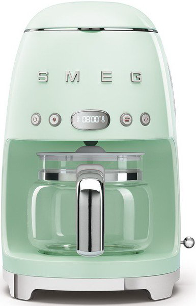 Кофеварка Smeg  DCF02PGEU зеленая  купить,NaN