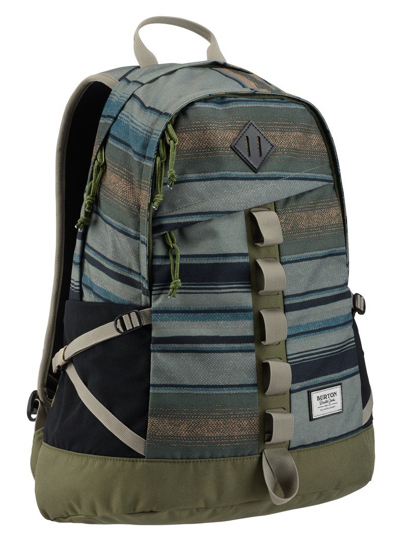 Рюкзак Burton Shackford Tusk Stripe Print зеленый купить,NaN