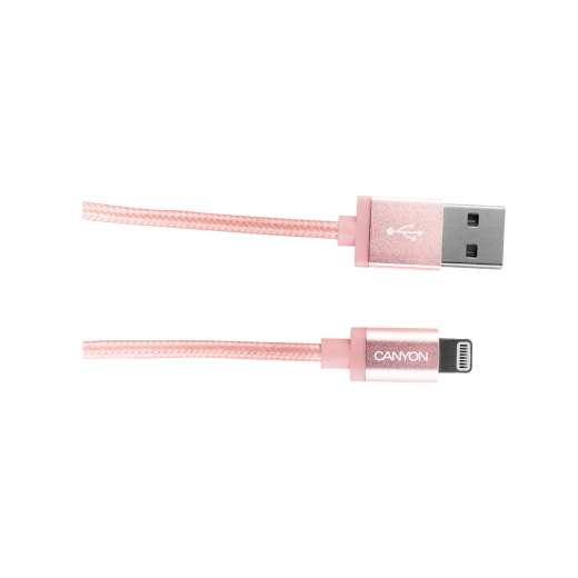 Кабель Canyon CNS-MFIC3RG 1м розовый купить,0