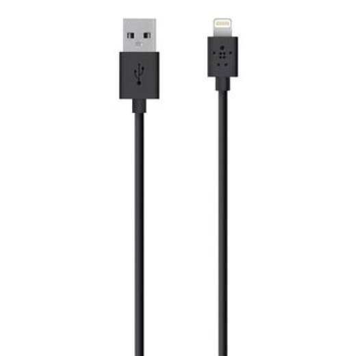 Кабель Belkin Lightning 1.2м черный купить,NaN
