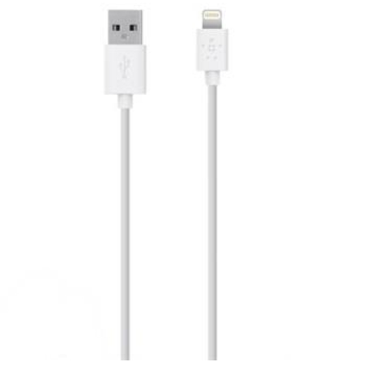 Кабель Belkin Lightning 1.2м белый купить,NaN