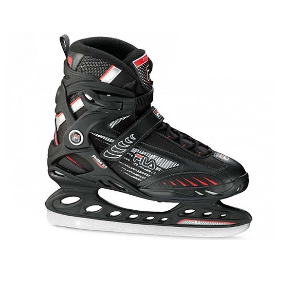  Коньки хоккейные Fila Primo Ice 40,5 black-red черные купить,NaN