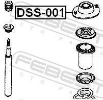 FEBEST Опора Стойки Амортизатора DSS-001 купить,NaN