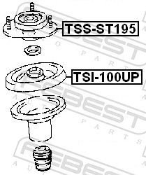 FEBEST Опора Стойки Амортизатора TSS-ST195 купить,NaN