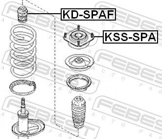 FEBEST Опора Стойки Амортизатора KSS-SPA купить,NaN