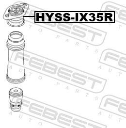 FEBEST Опора Стойки Амортизатора HYSSIX35R купить,NaN