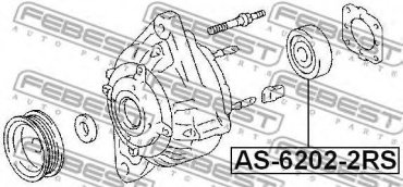 FEBEST подшипник AS-6202-2RS купить,NaN