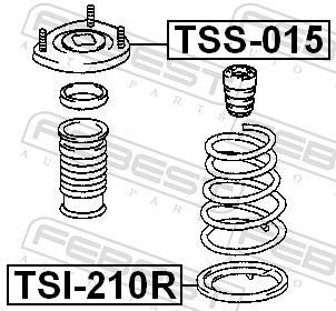 FEBEST Опора Стойки Амортизатора TSS-015 купить,NaN