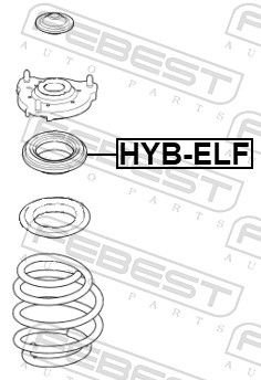 FEBEST Подшипник Качения, Опора Стойки Амортизатора HYB-ELF - ForteMarket FEBEST Подшипник Качения, Опора Стойки Амортизатора HYB-ELF купить,0