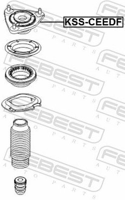 FEBEST Опора Стойки Амортизатора KSSCEEDF купить,NaN