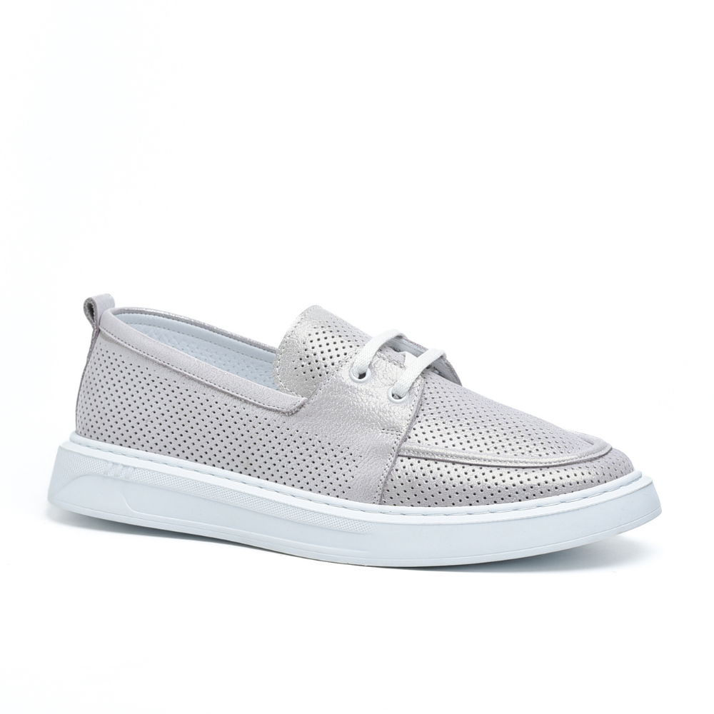 Кеды Corta Mussi CM-414LILA серебристые 40
