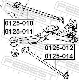 FEBEST Рычаг Подвески 0125012 купить,NaN