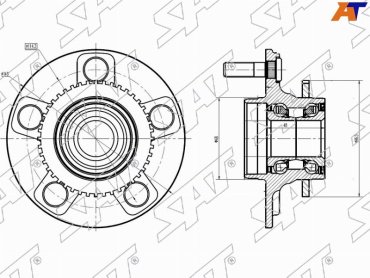 SAT подшипник ступицы ST432002Y000 купить,NaN