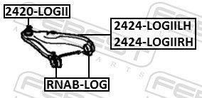 FEBEST Рычаг Независимой Подвески Колеса, Подвеска Колеса 2424-LOGIILH купить,NaN