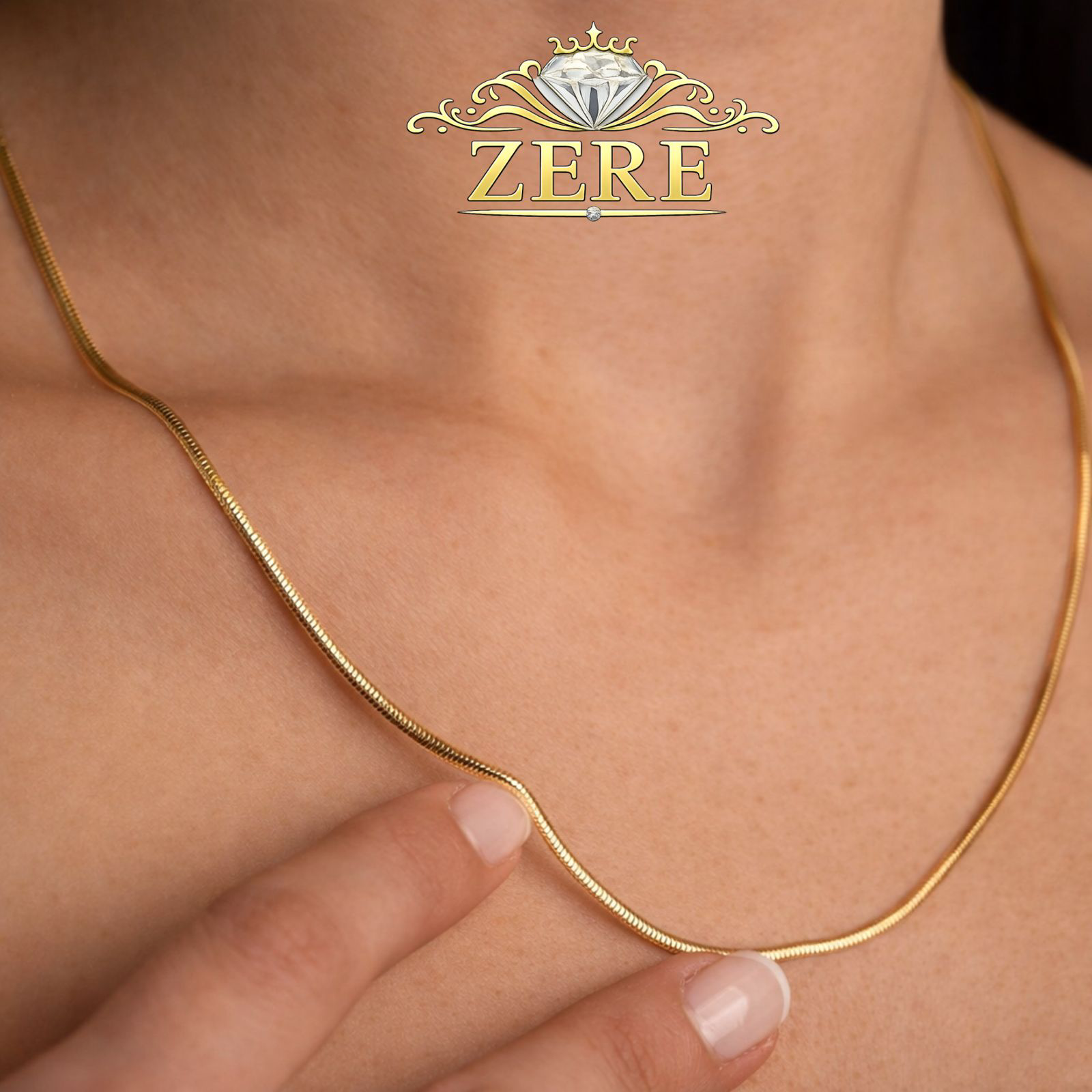 Цепочка Zere ZR050308 золото 3.4гр 50см купить,297300