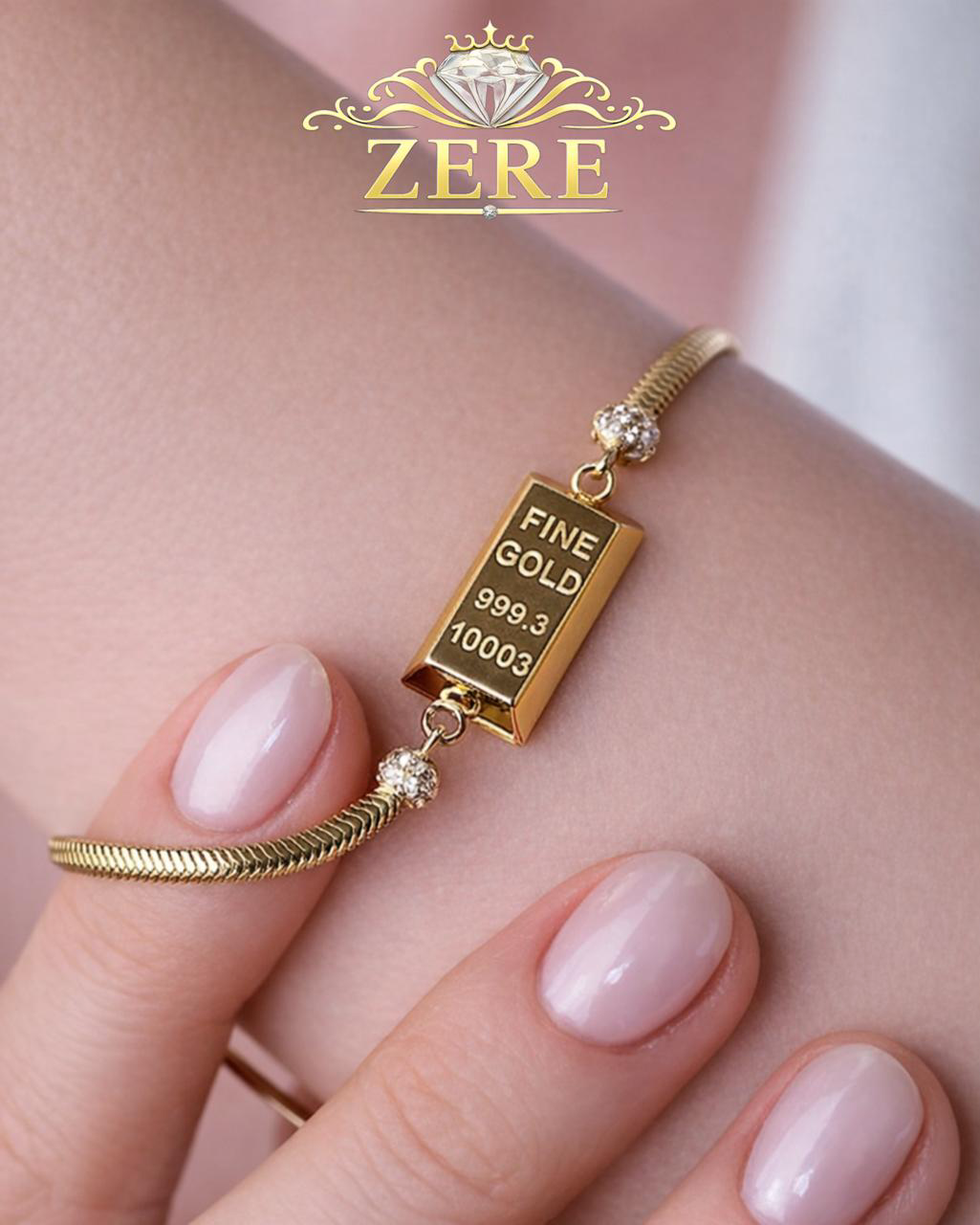 Браслет Zere ZR050301 золото 5.1гр 19р купить,450300