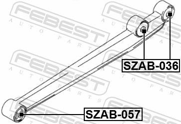 FEBEST Подвеска, Рычаг Независимой Подвески Колеса SZAB036 купить,NaN