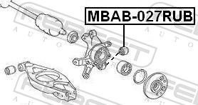 FEBEST Подвеска, Рычаг Независимой Подвески Колеса MBAB-027RUB купить,NaN