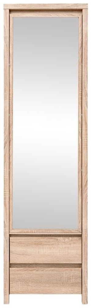 Распашной шкаф Гербор Каспиан SZF 1D2S P 56x200.5х56см коричневый купить,NaN
