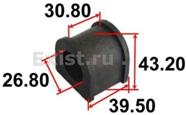 Tenacity втулка стабилизатора ASBMI1015
