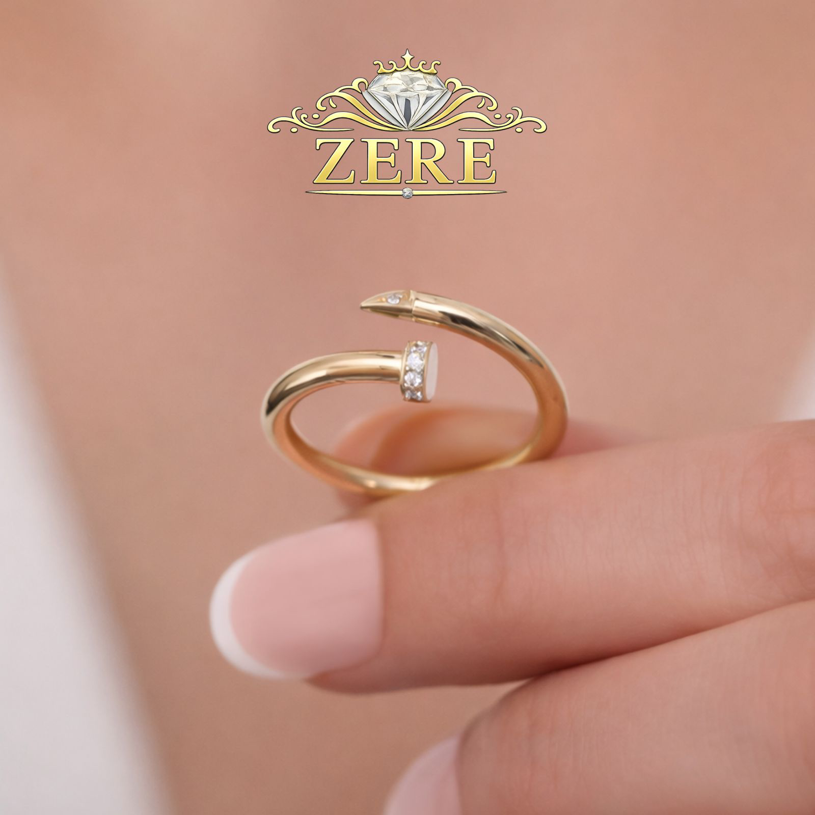 Кольцо Zere ZR050319 золото 1.86гр 17.5р купить,177300