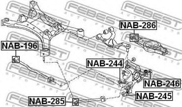 FEBEST сайлентблок NAB-285 купить,NaN