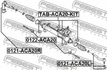 FEBEST сайлентблок TAB-ACA20-KIT купить,NaN