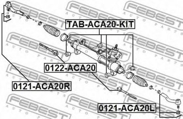 FEBEST сайлентблок TAB-ACA20-KIT купить,NaN