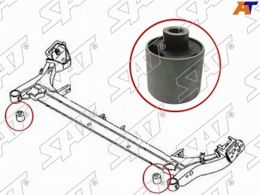 SAT сайлентблок балки STD20128460B купить,3327