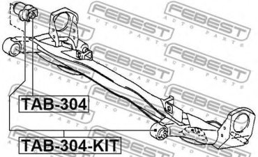 FEBEST сайлентблок TAB-304-KIT купить,NaN