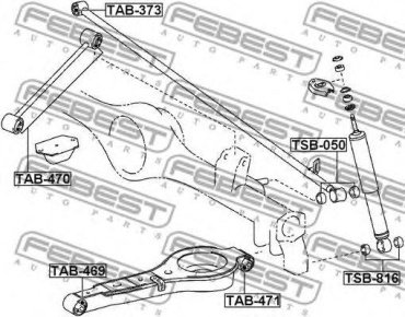 FEBEST сайлентблок TAB-373 купить,NaN
