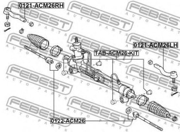 FEBEST сайлентблок TAB-ACM26-KIT купить,NaN