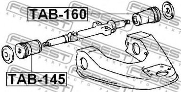 FEBEST сайлентблок TAB-145