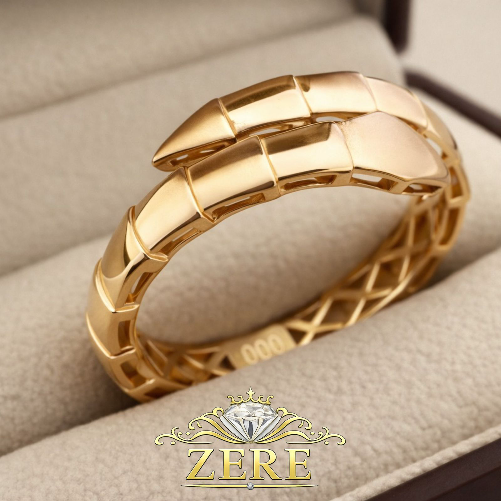 Кольцо Zere Snake ZR050344 золото 1.82гр 18.5р купить,171000