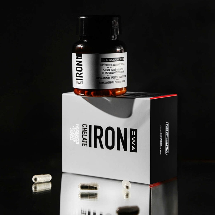 БАД Ewa product Iron железо 30 капсул купить,NaN