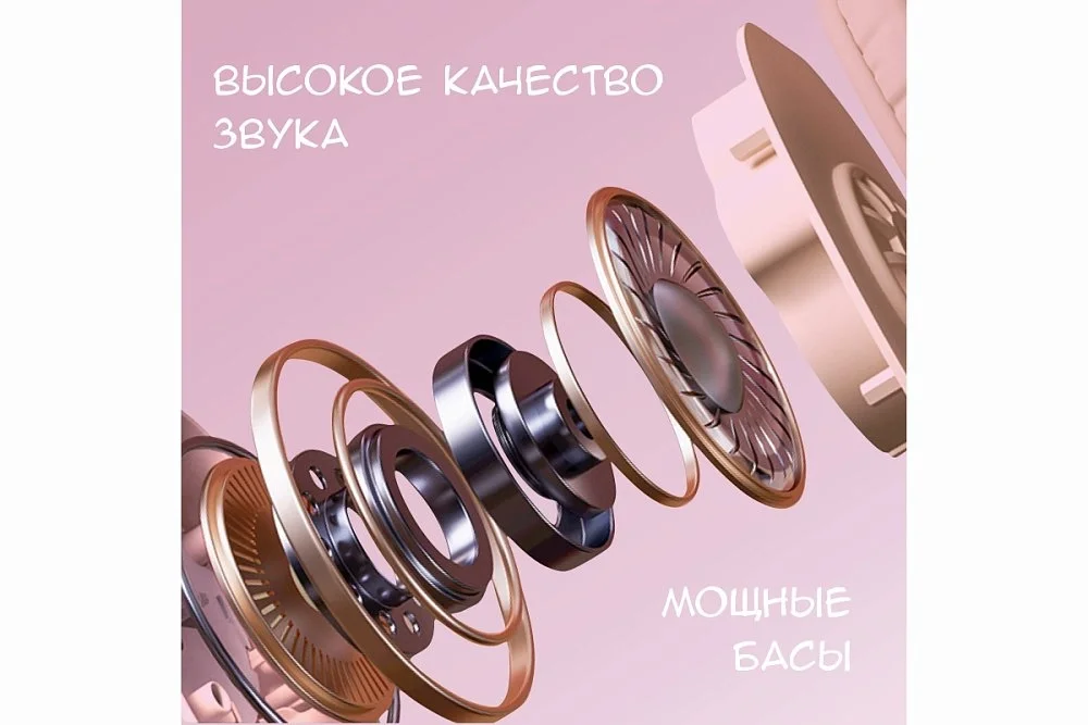 Наушники HARPER HB-416 pink купить,NaN