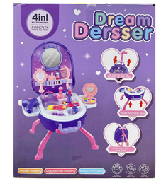 Туалетный столик с чемоданом Dream Dresser Куроми фиолетовый