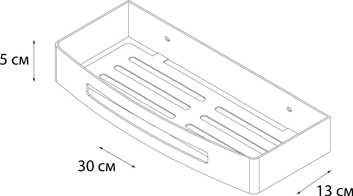 Полка Fixsen FX-31003B серебристая купить,NaN