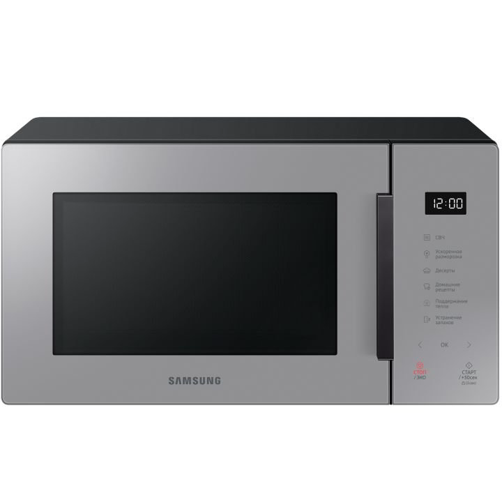 Микроволновая печь Samsung MS23T5018AG/BW серебристая купить,NaN