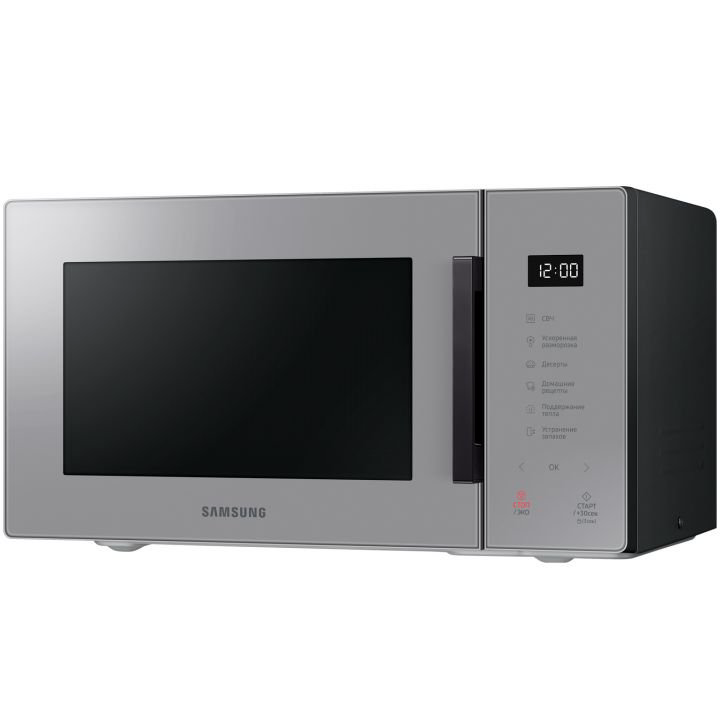 Микроволновая печь Samsung MS23T5018AG/BW серебристая купить,NaN