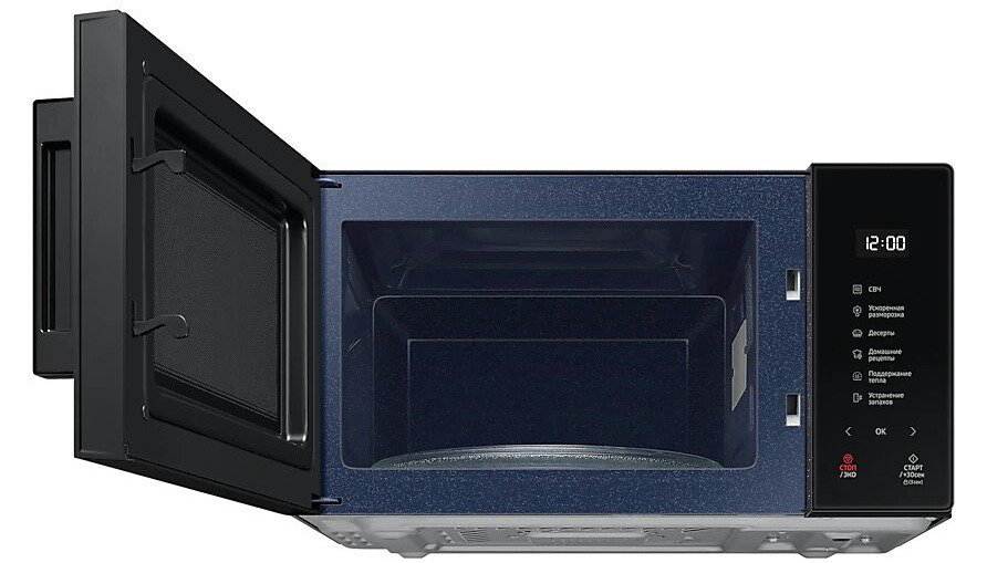 Микроволновая печь Samsung MS23T5018AK BW черная купить,NaN