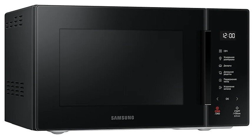 Микроволновая печь Samsung MS23T5018AK BW черная купить,NaN