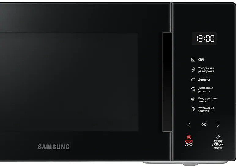 Микроволновая печь Samsung MS23T5018AK BW черная купить,NaN