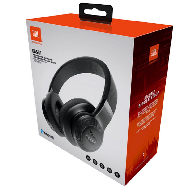 Наушники JBL JBLE55BTBLK черные