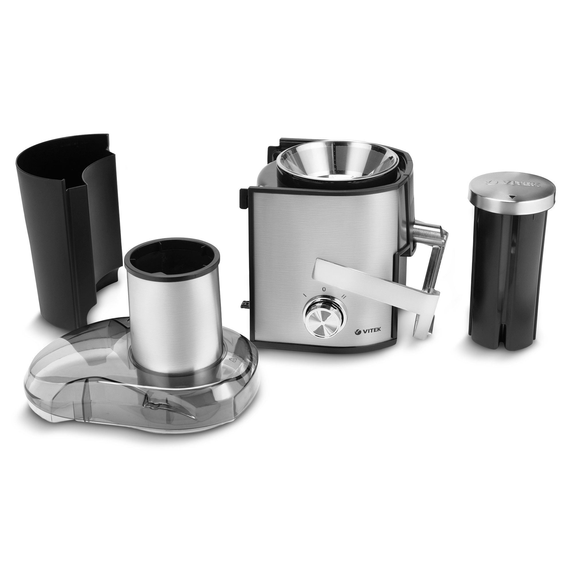 Соковыжималка Vitek VT-3667 серебристая купить,NaN